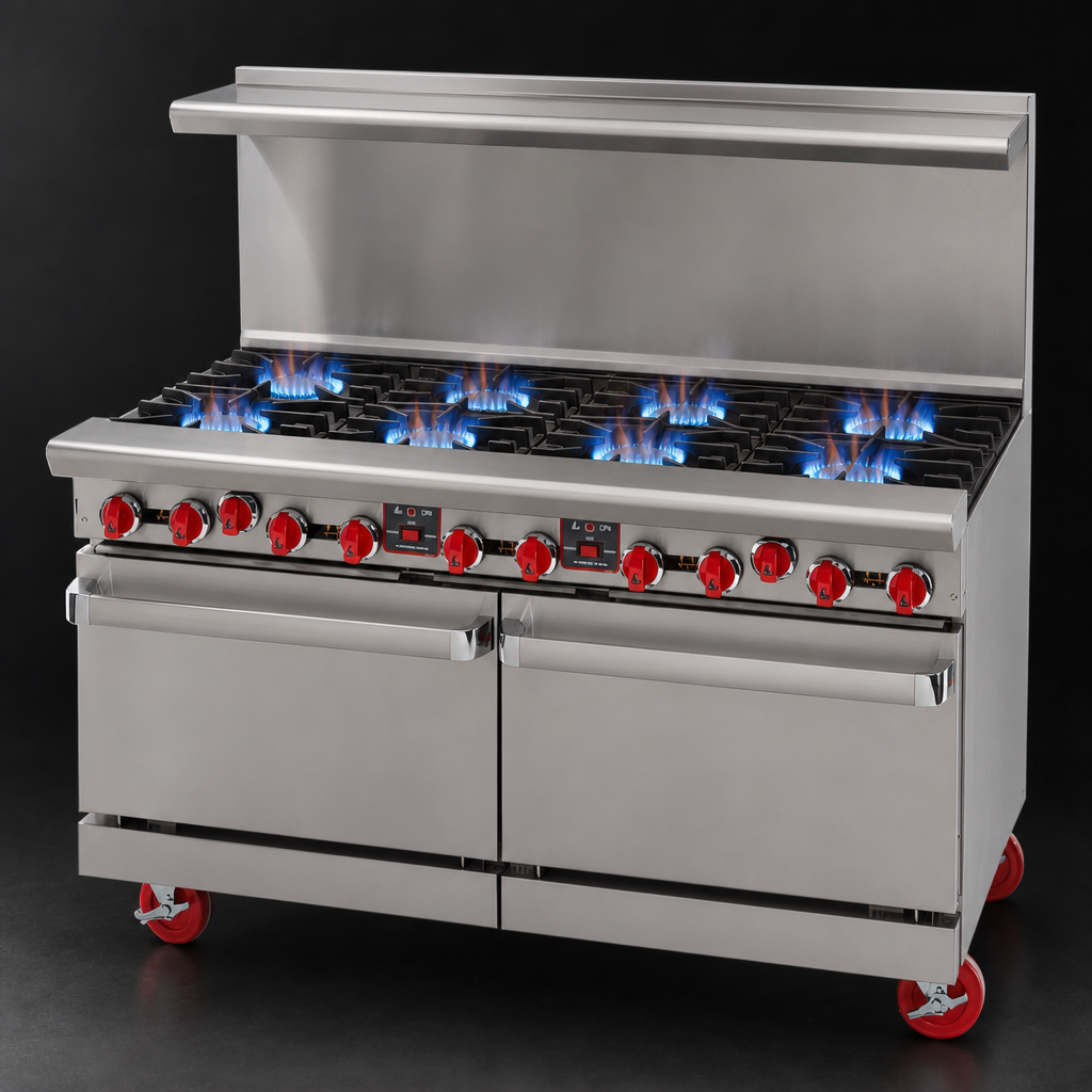 Eight Open Burners