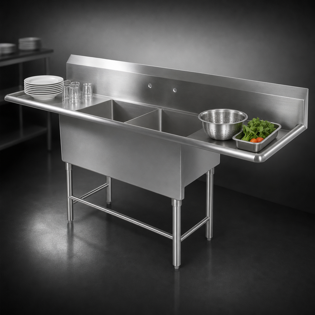 Dual 24-Inch Drainboards