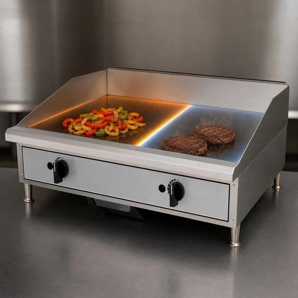 Two Independent Cooking Zones