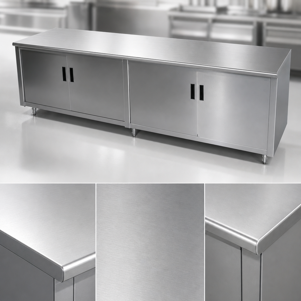 16-Gauge 304 Stainless Steel Top