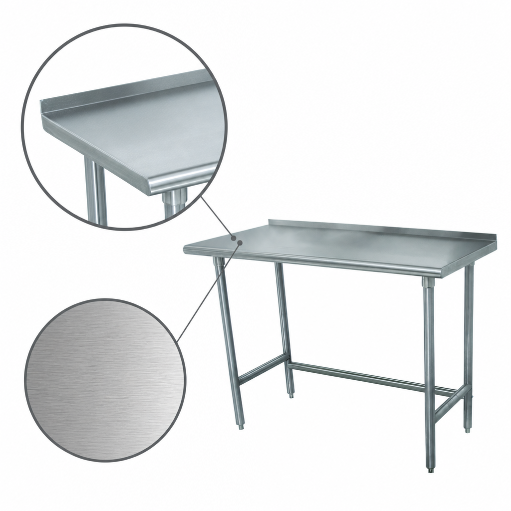 16-Gauge 430-Series Stainless Steel Top