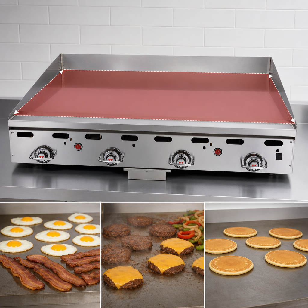 48 x 30-Inch Cooking Surface