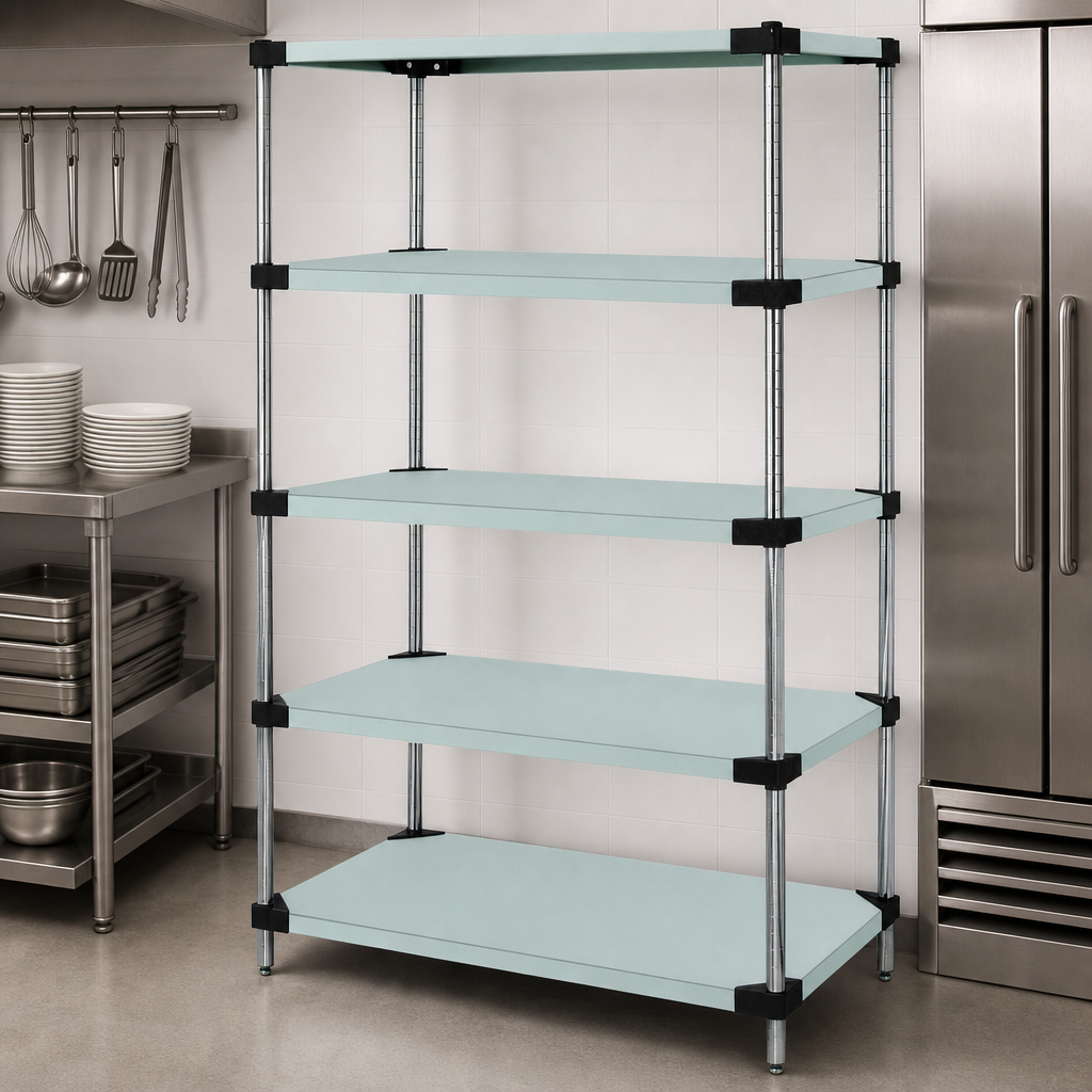 Five Solid Shelves