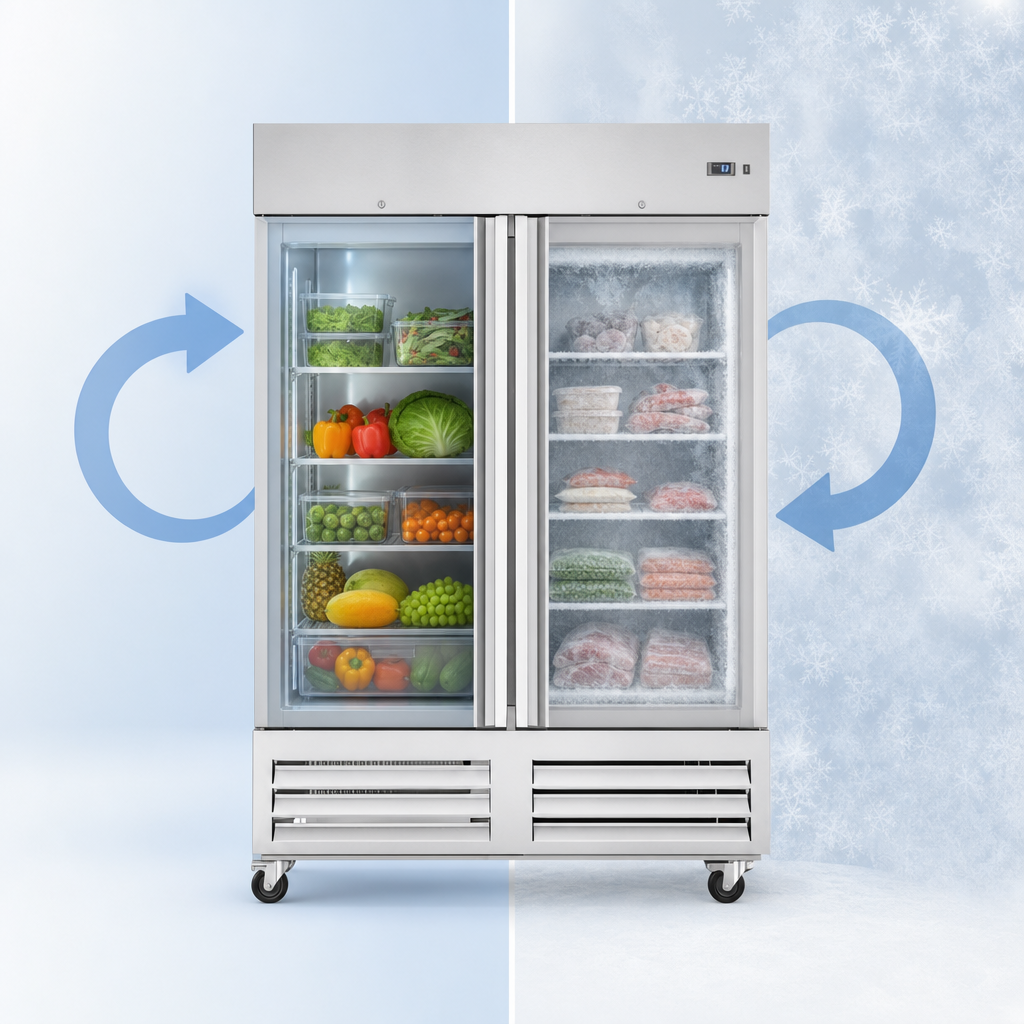 Convertible Refrigerator/Freezer Operation
