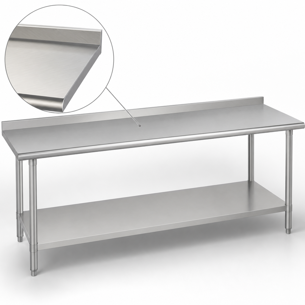 16-Gauge 400-Series Stainless Steel Top