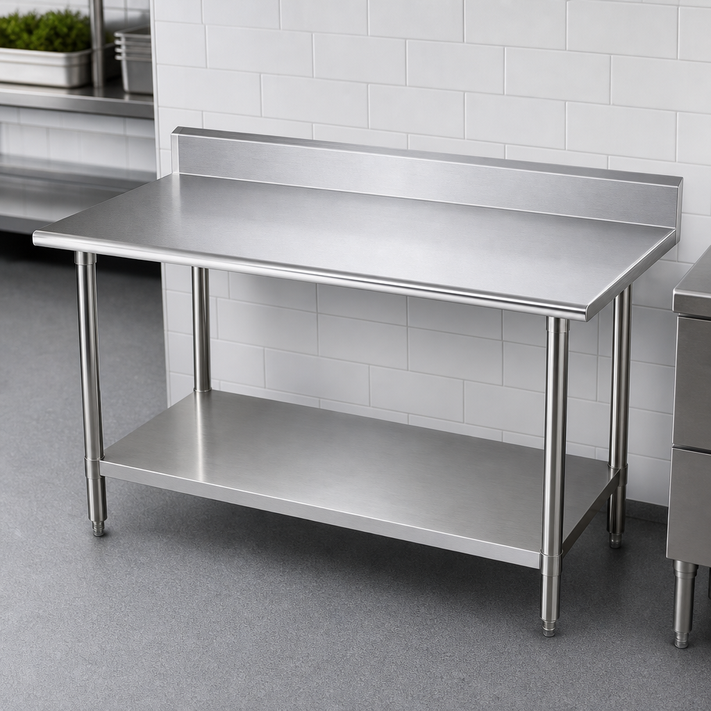 16-Gauge 304 Stainless Steel Top