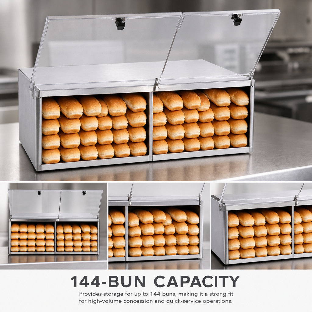 144-Bun Capacity
