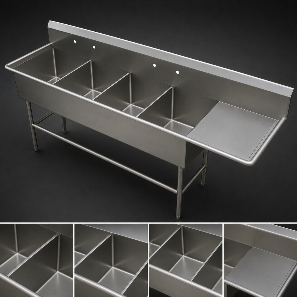 Four Oversized Compartments
