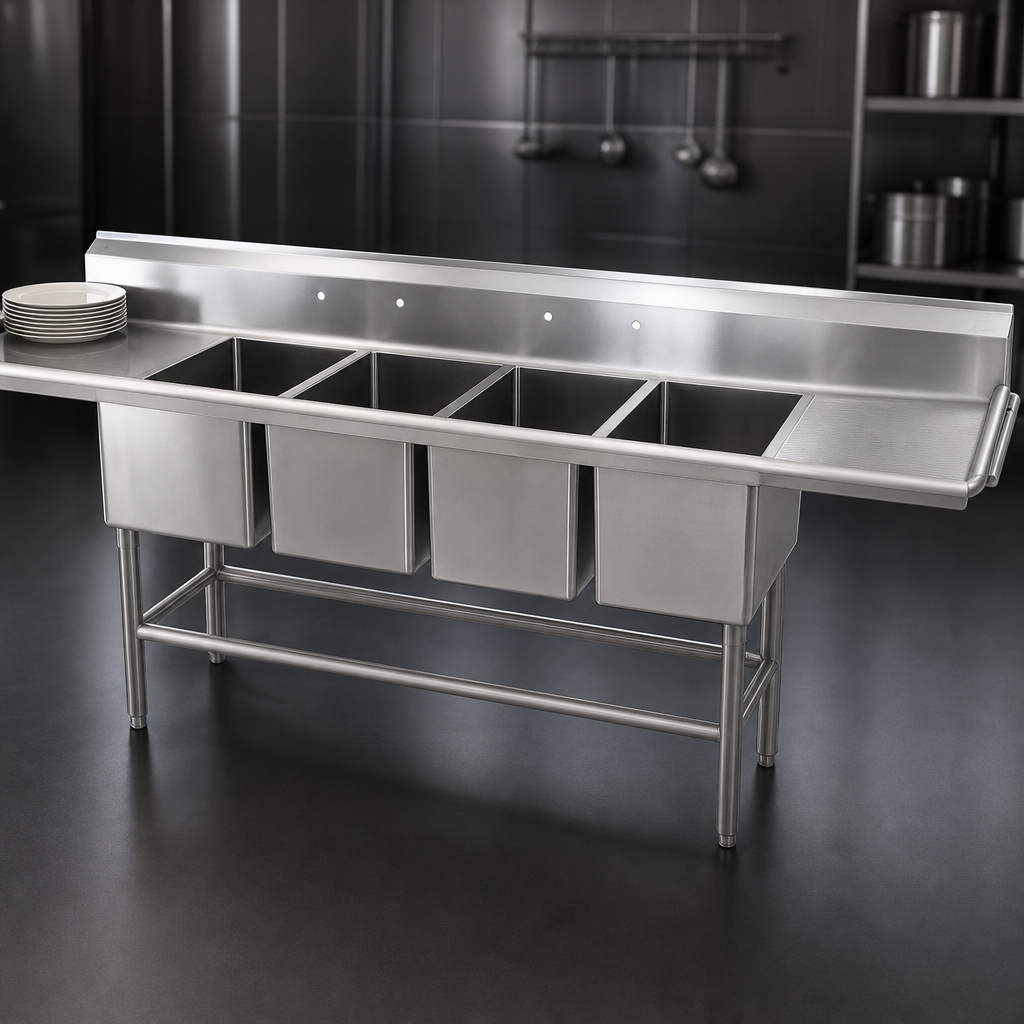 Four-Compartment Workstation
