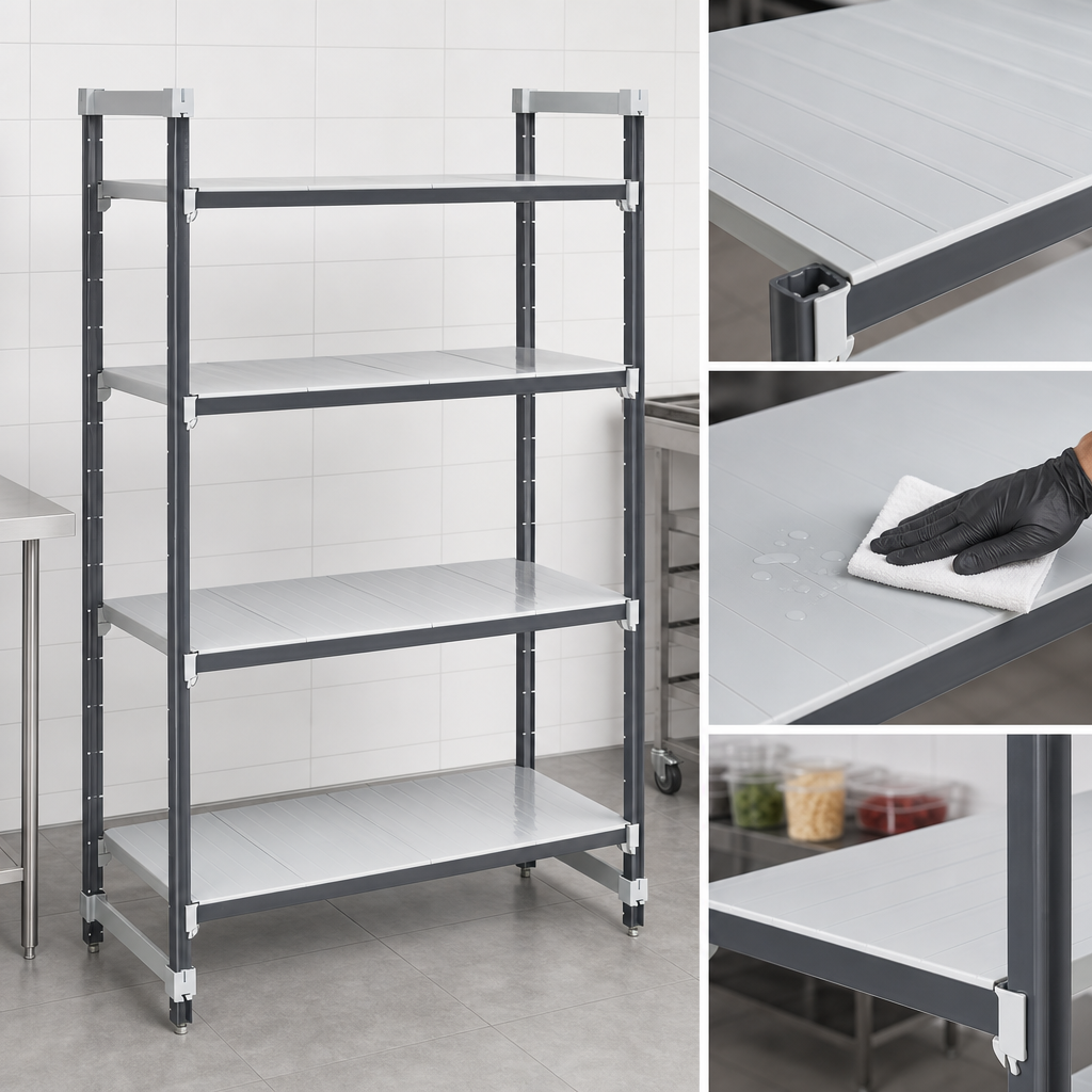 Solid Reinforced Polypropylene Shelf Plates