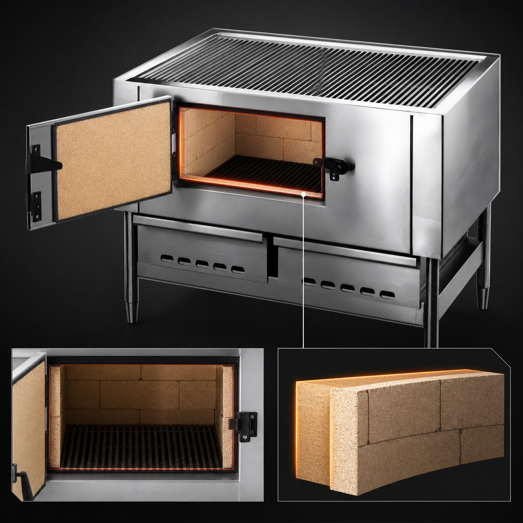 Firebrick Insulated Chamber