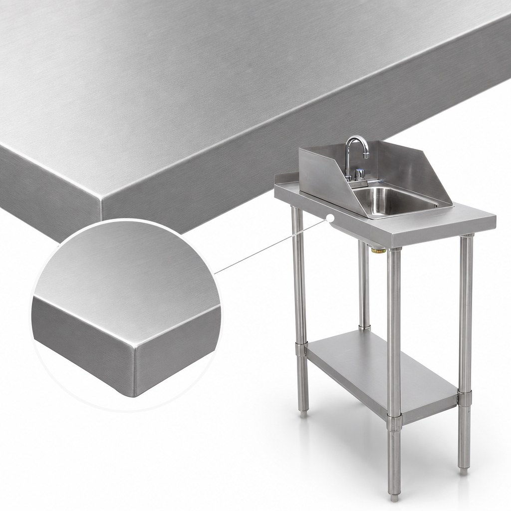18-Gauge Type 400 Stainless Steel Top
