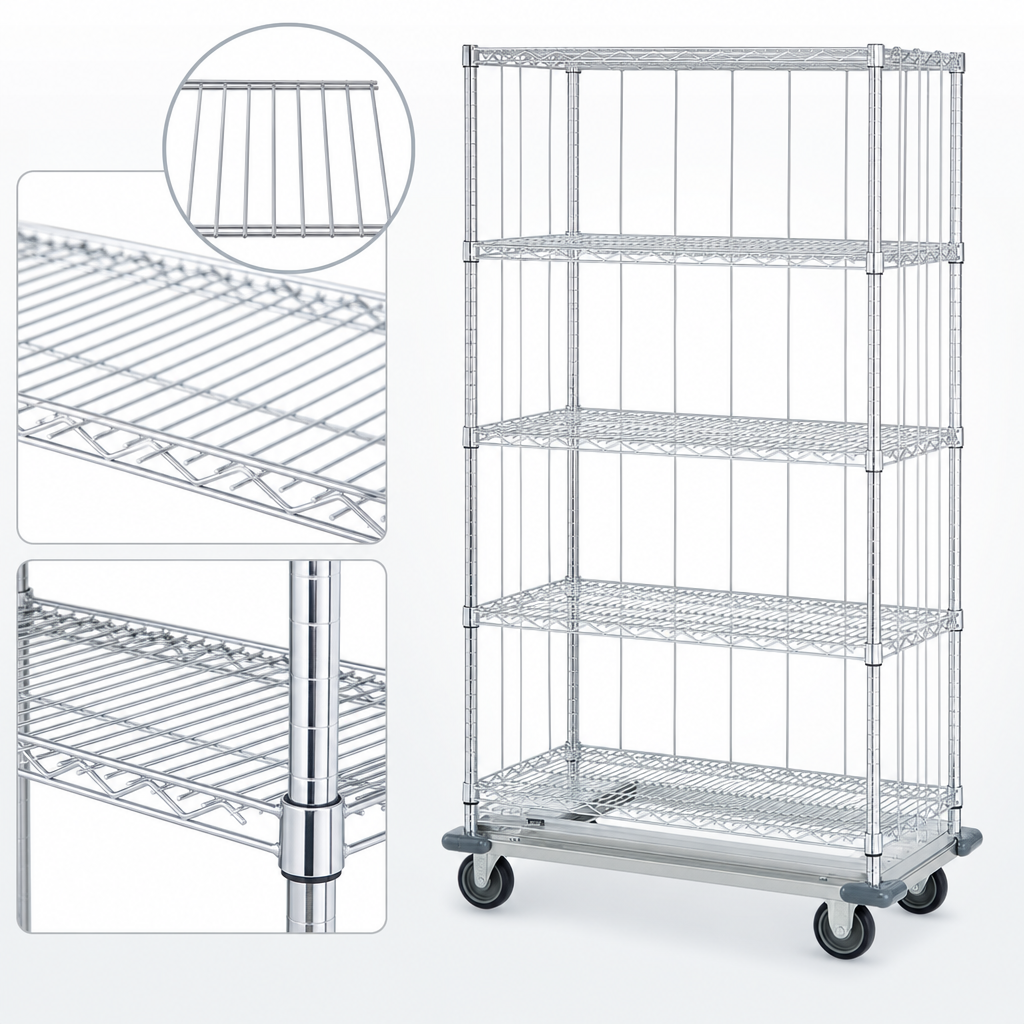 Five Wire Shelves