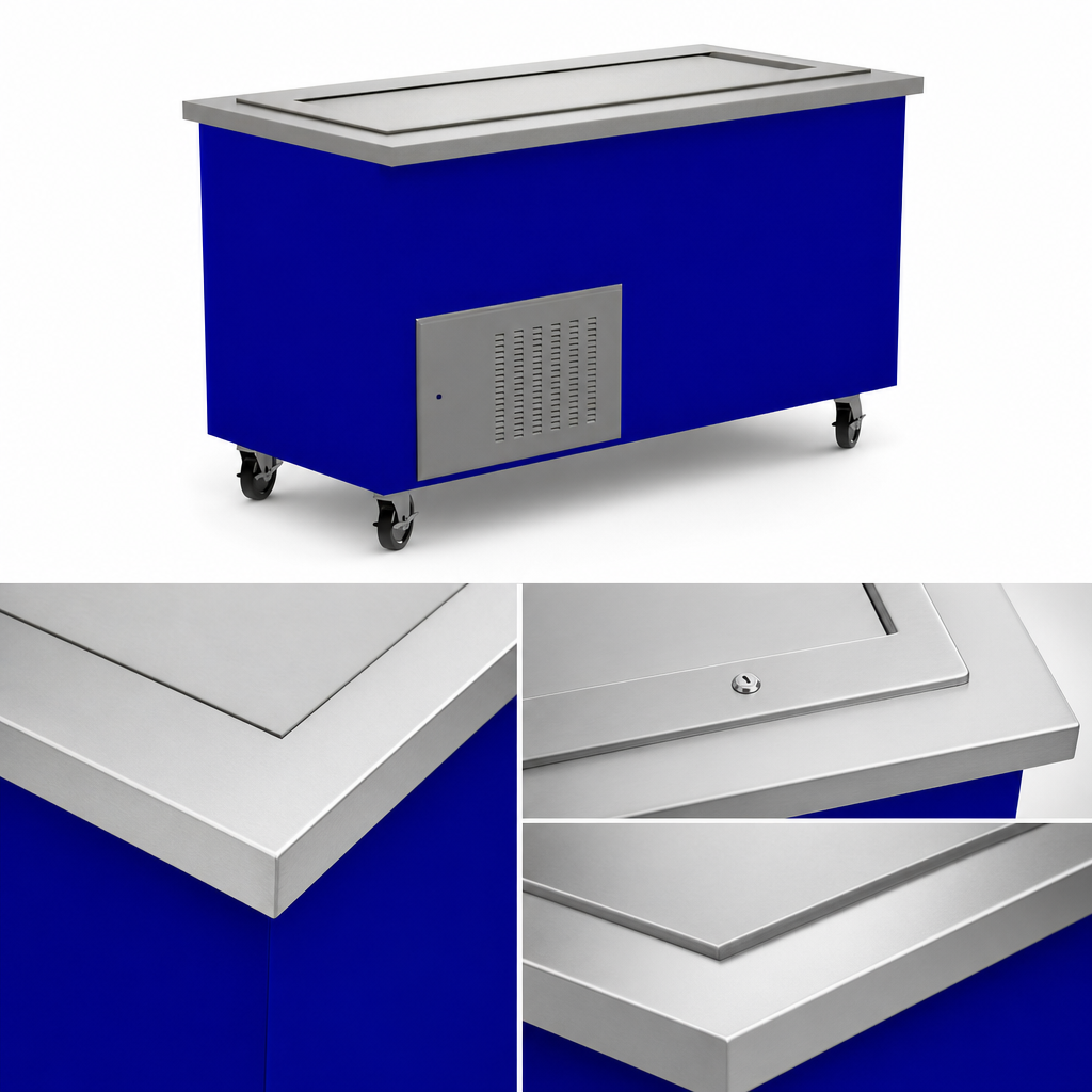 16-Gauge Stainless Steel Top