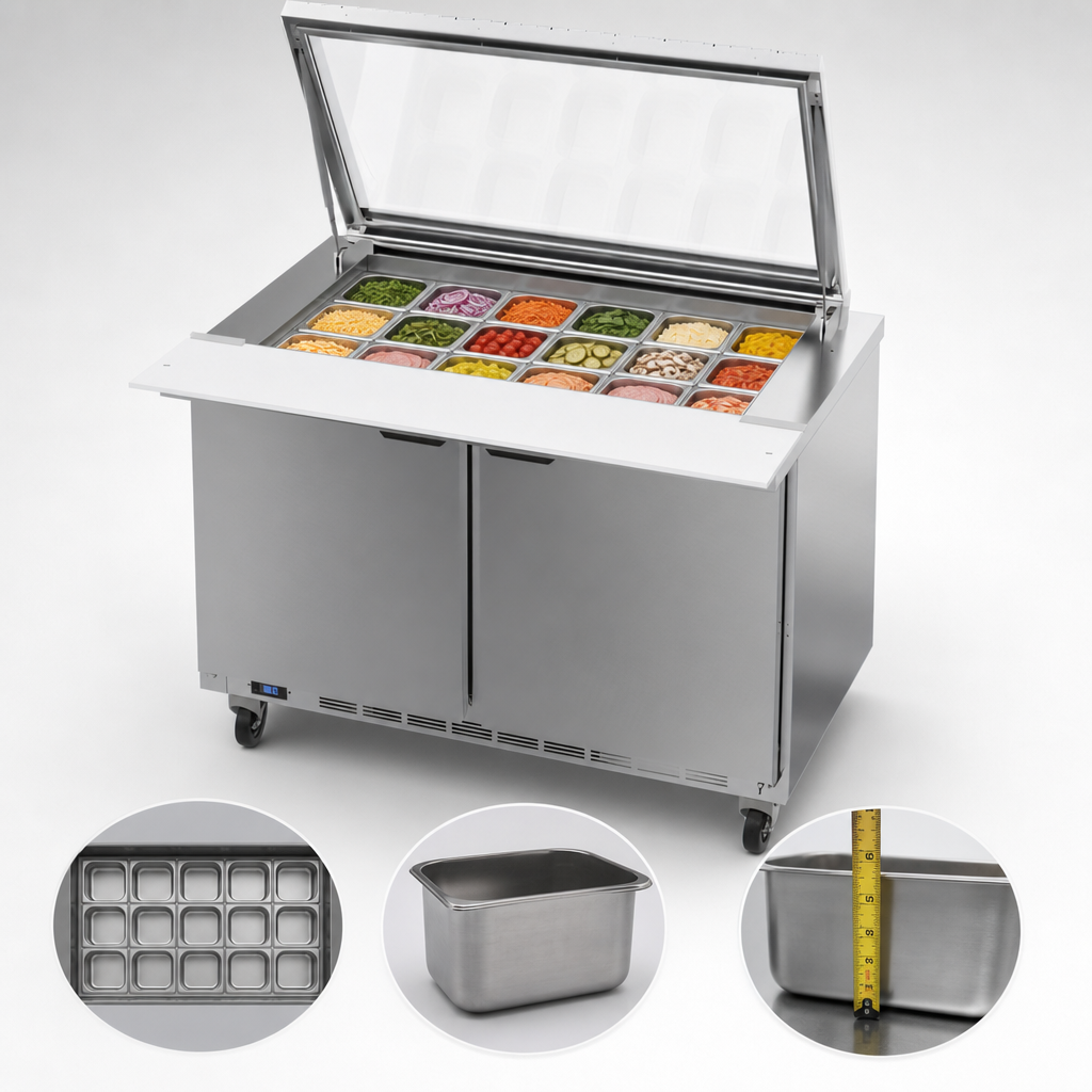 18-Pan Top Capacity