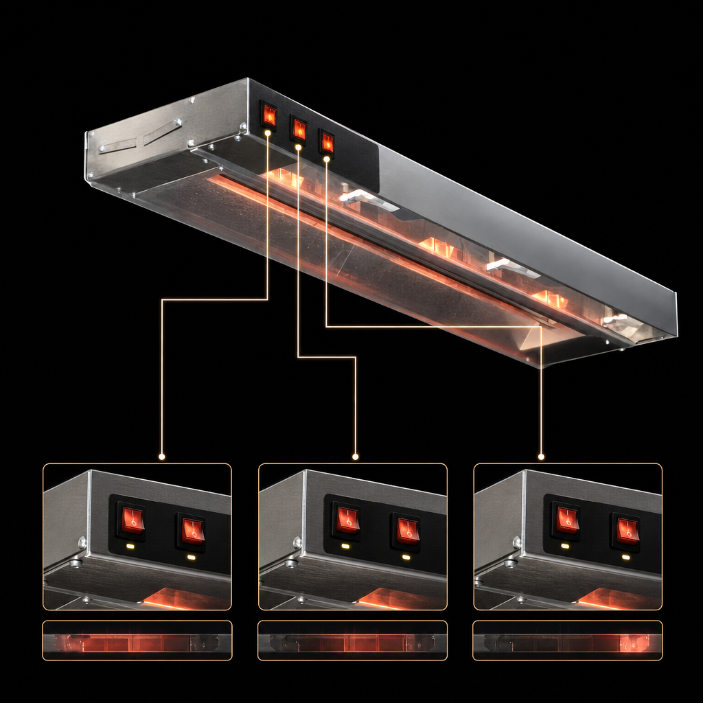 Individually Controlled Heating Elements