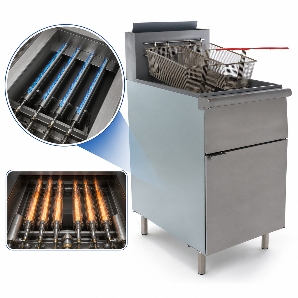 Five-Burner Heating System