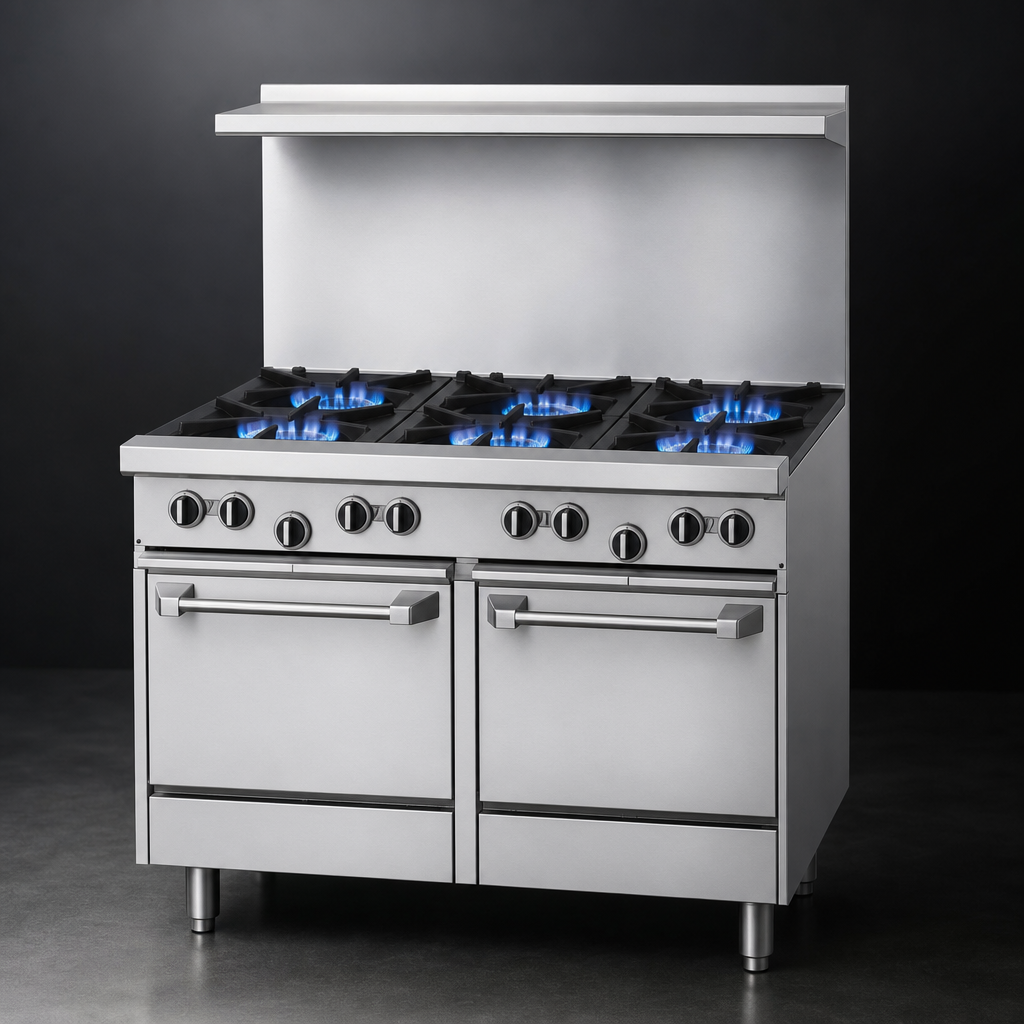 Six Open Burners