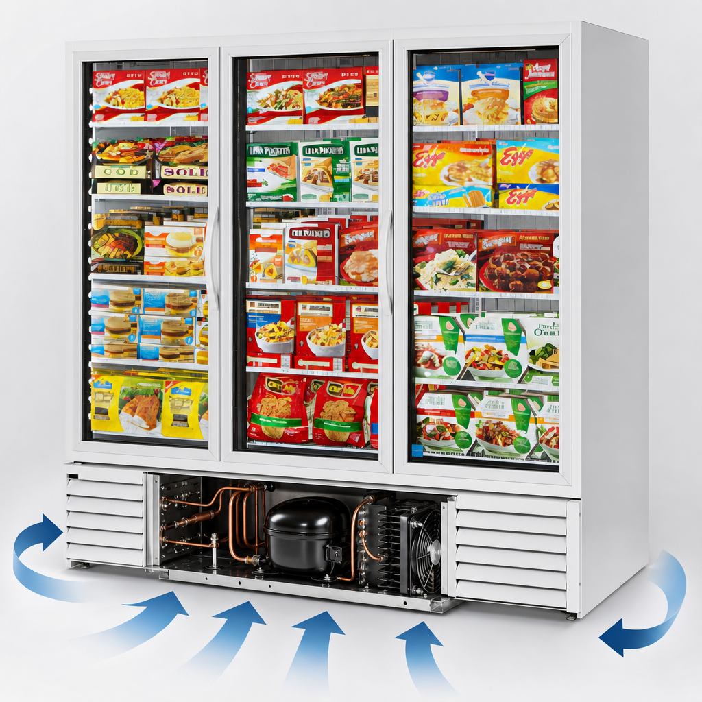 Bottom-Mounted Self-Contained Refrigeration