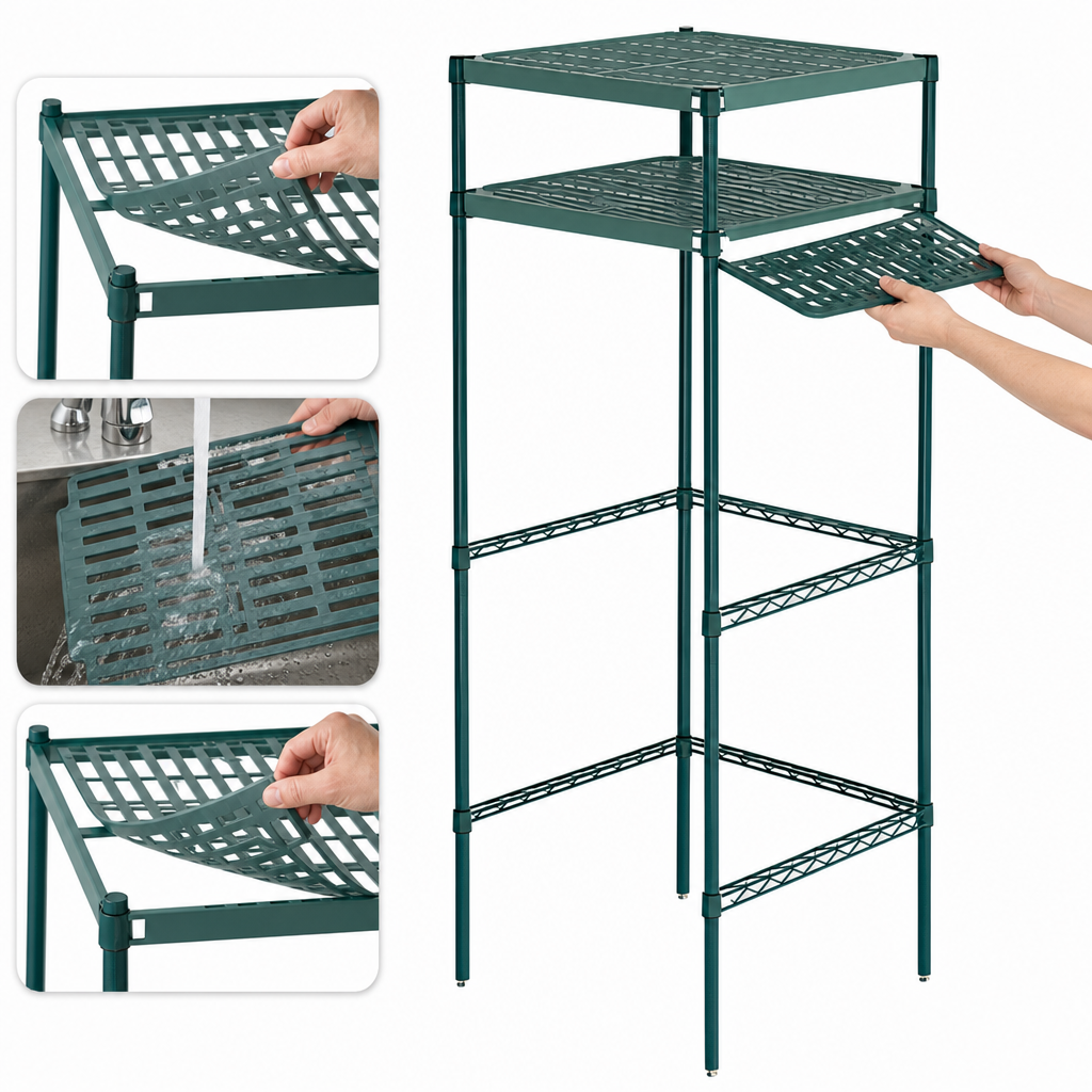 Removable Polymer Shelf Mat