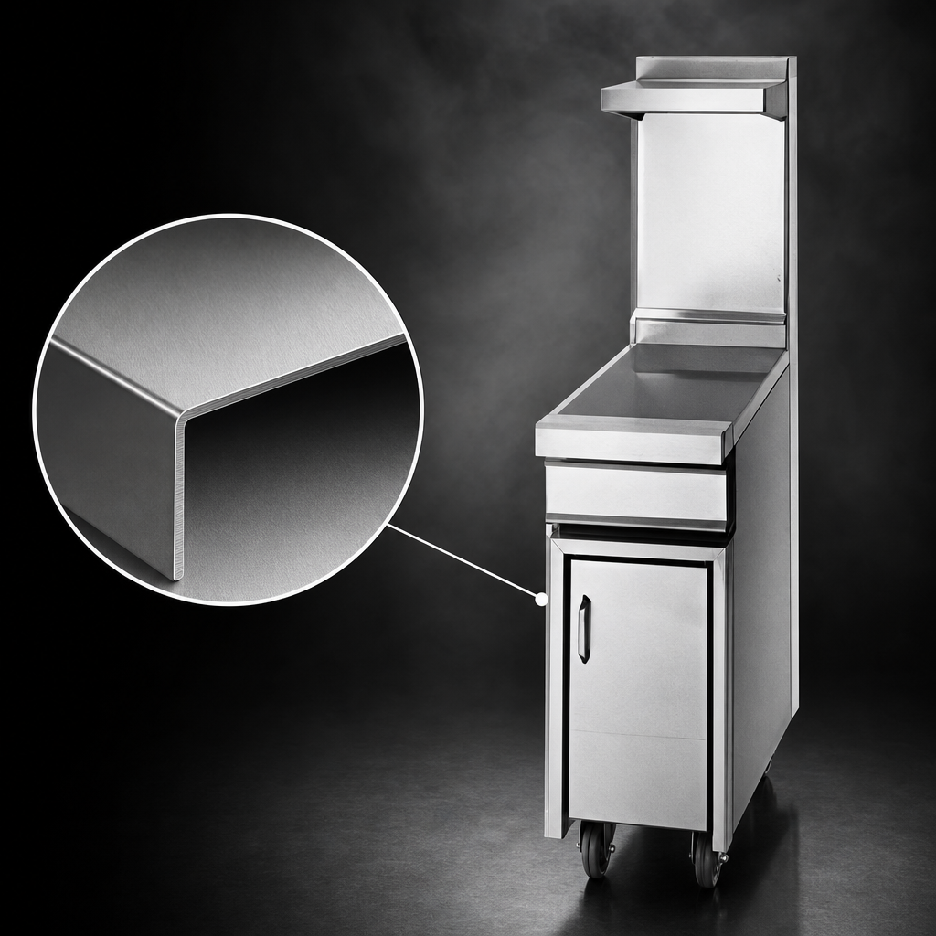 Heavy-Duty 14 Gauge Stainless Steel Construction