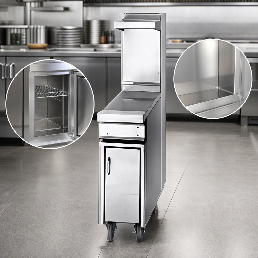 Full Stainless Steel Exterior and Interior