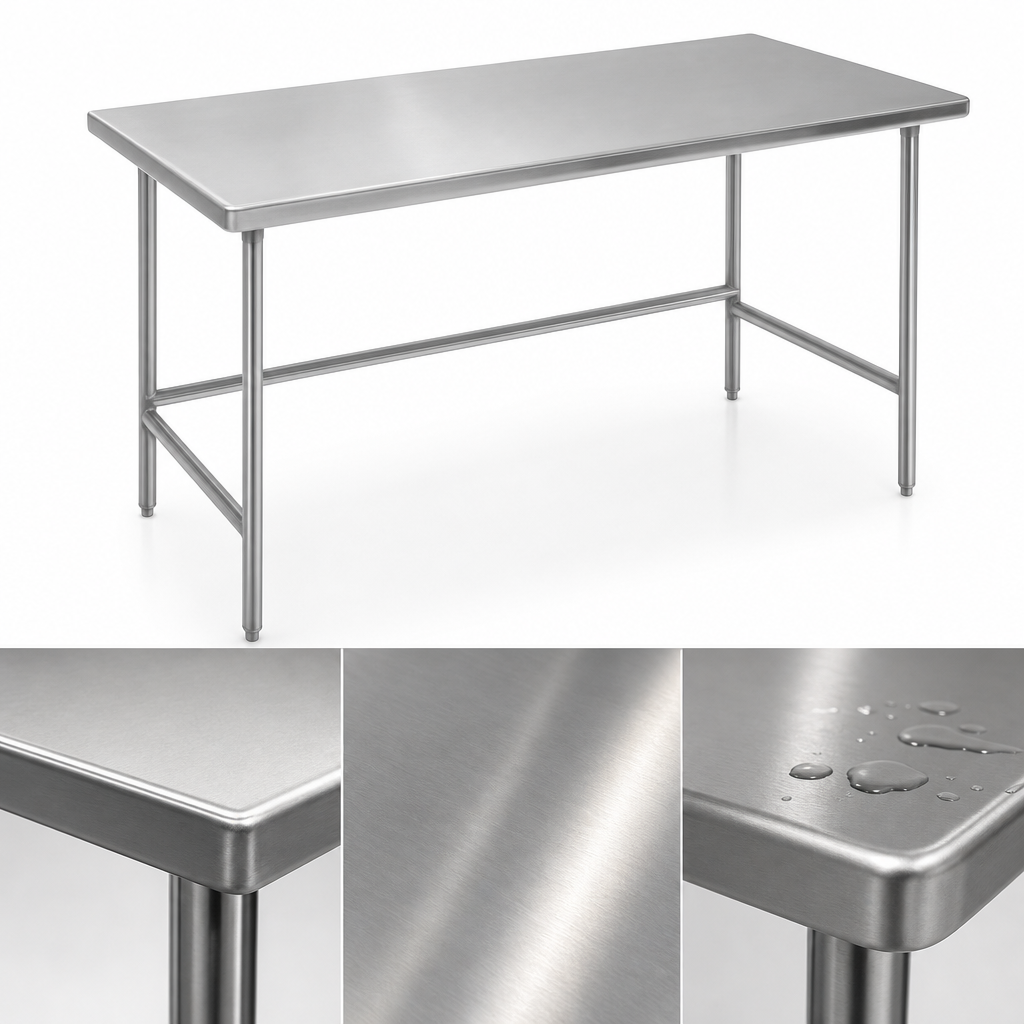 14 Gauge 304 Stainless Steel Top