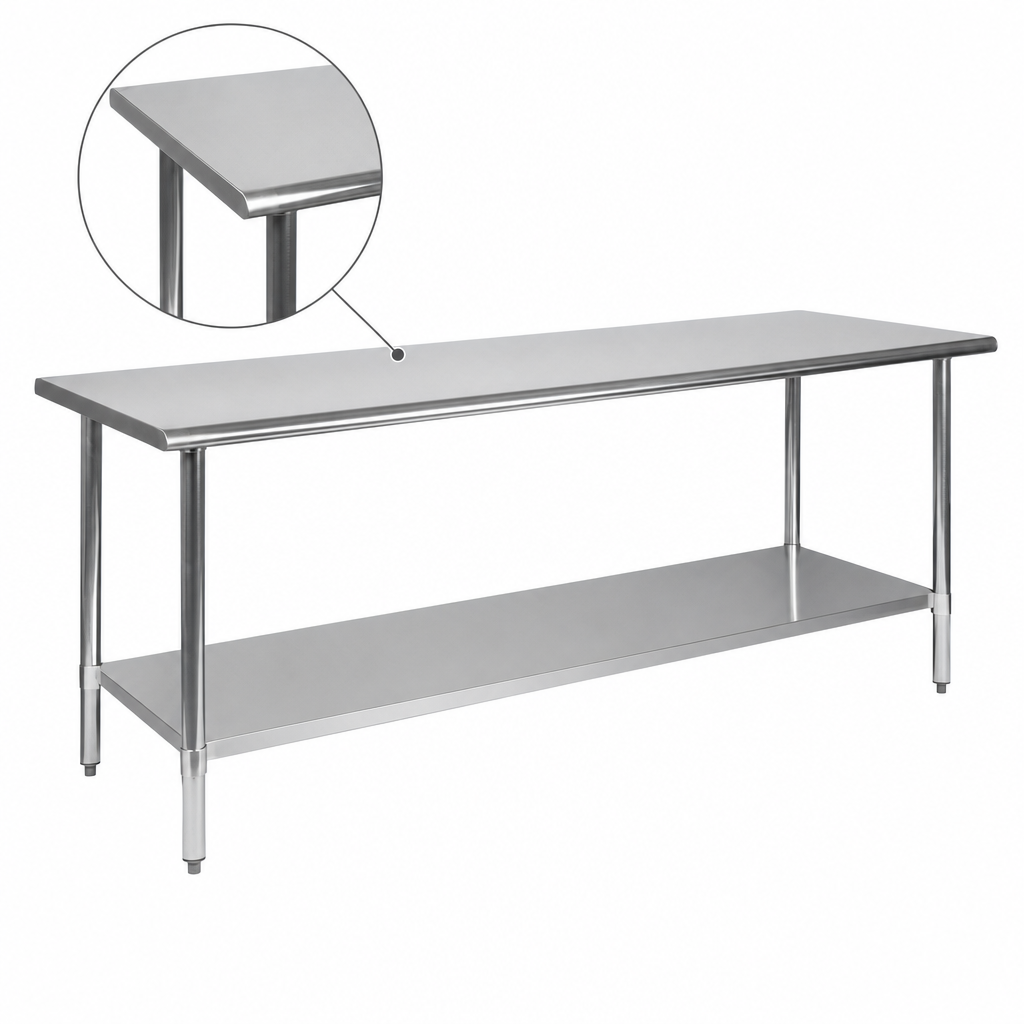 18 Gauge Stainless Steel Top