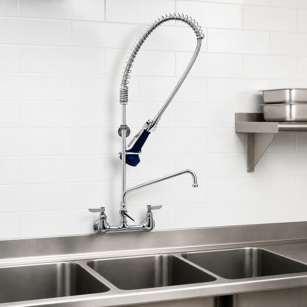 8-Inch Wall Mount Faucet