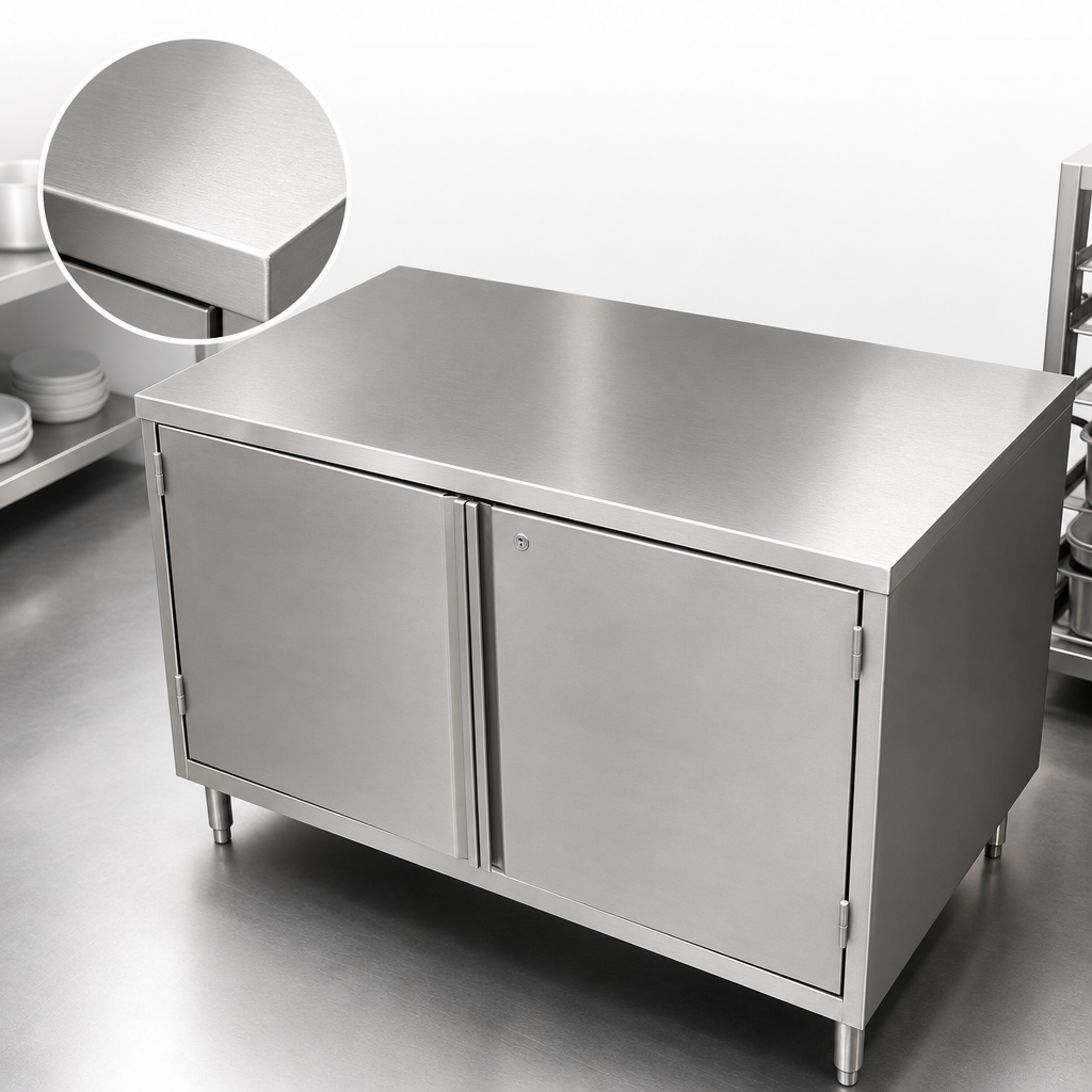 14-Gauge T-304 Stainless Steel Top