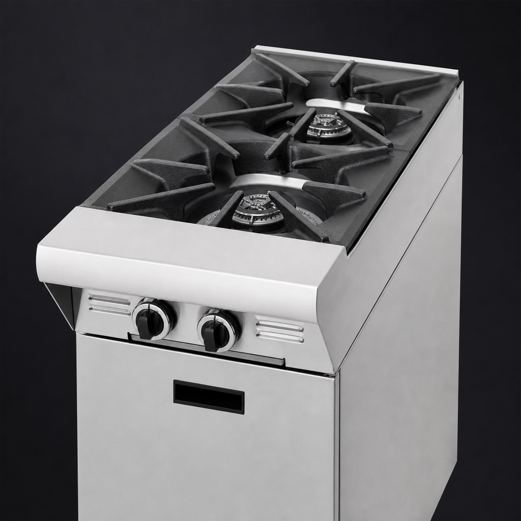 Two Open Burners