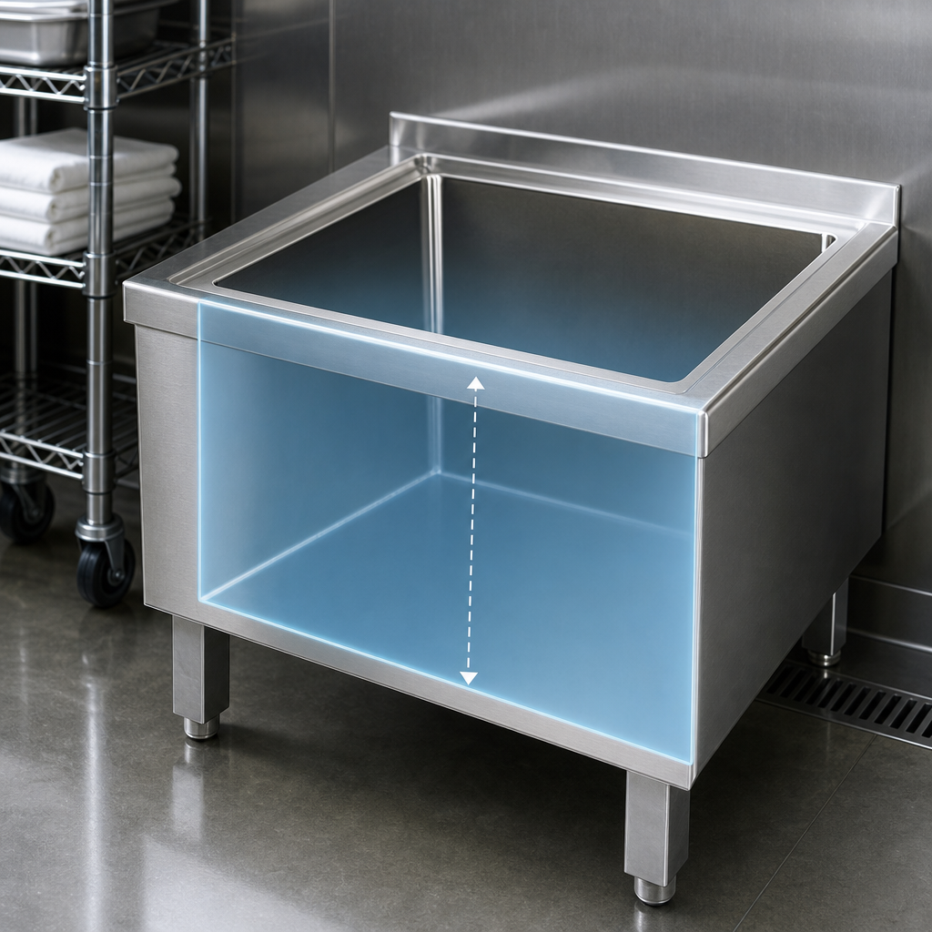 Deep Mop Sink Bowl