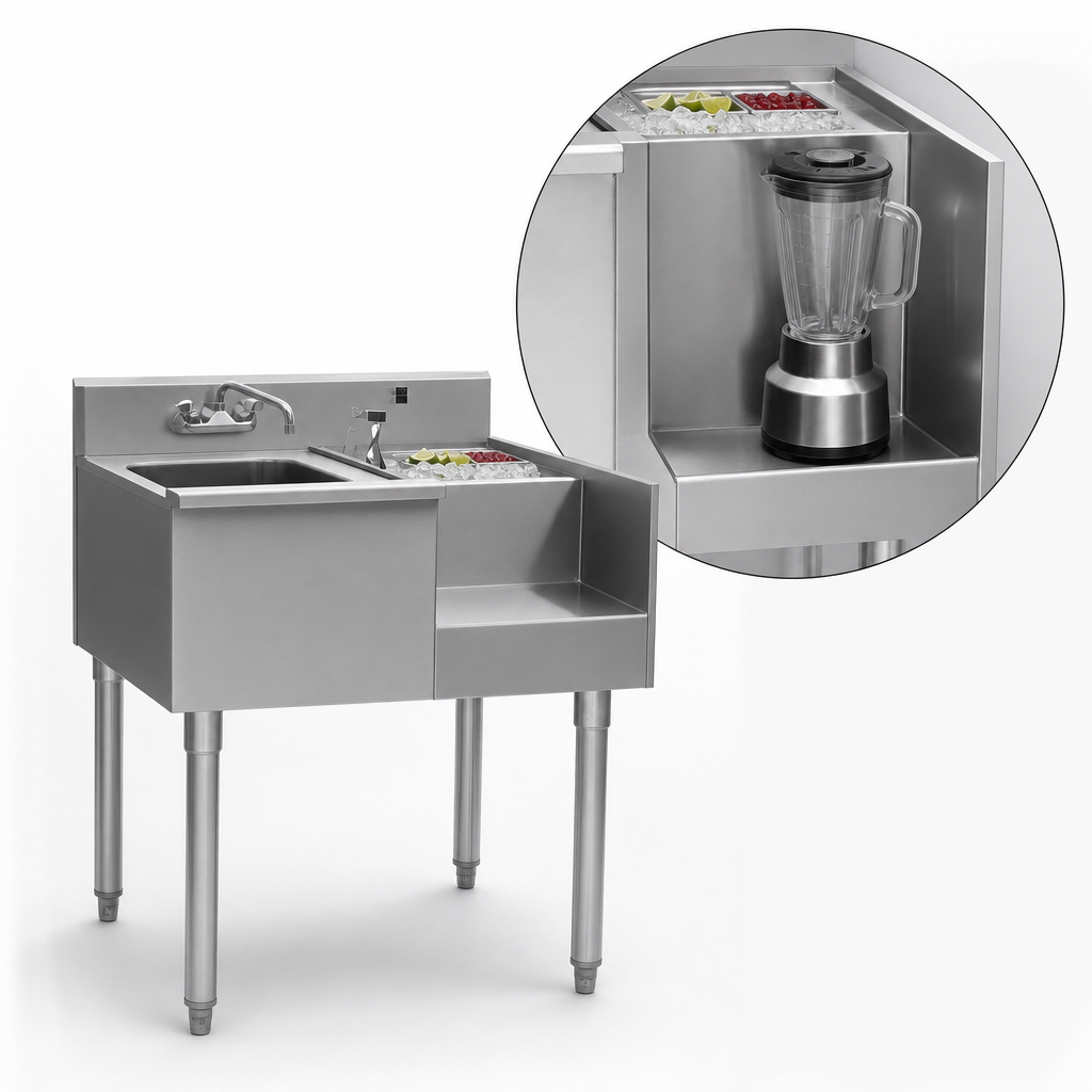 Left-Side Blender Recess