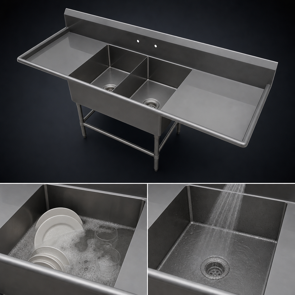 Two-Compartment Sink Design