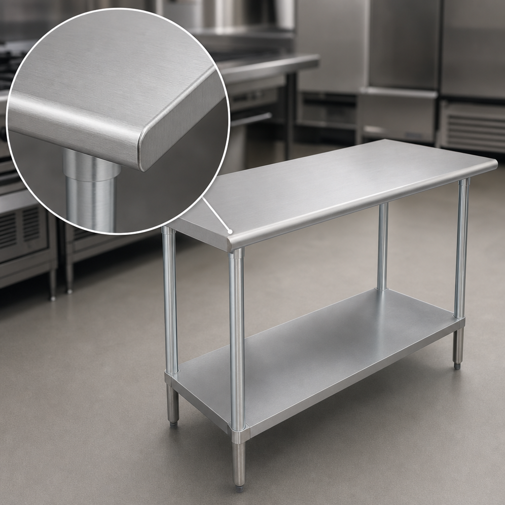 16-Gauge 430 Stainless Steel Top