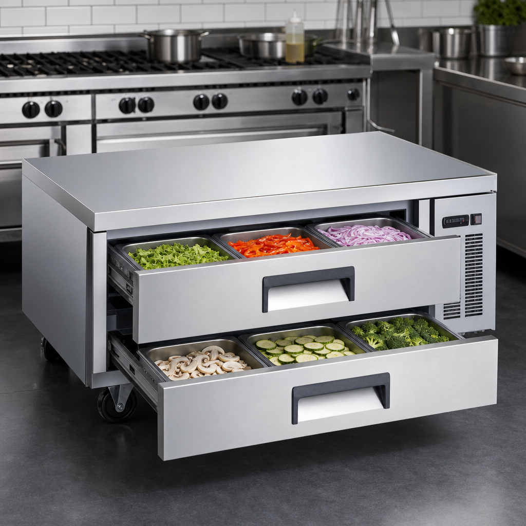 Two Refrigerated Drawers