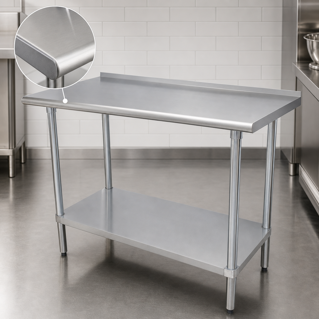 14-Gauge 304 Stainless Steel Top