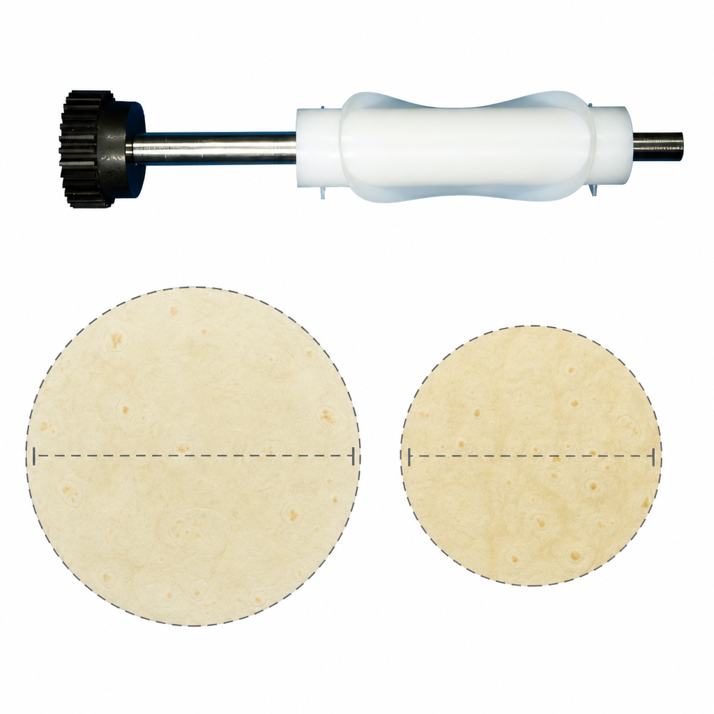 Raw Tortilla Size