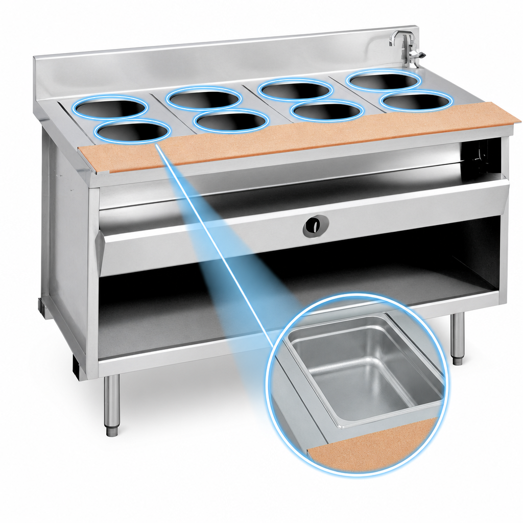 Six Pan Openings