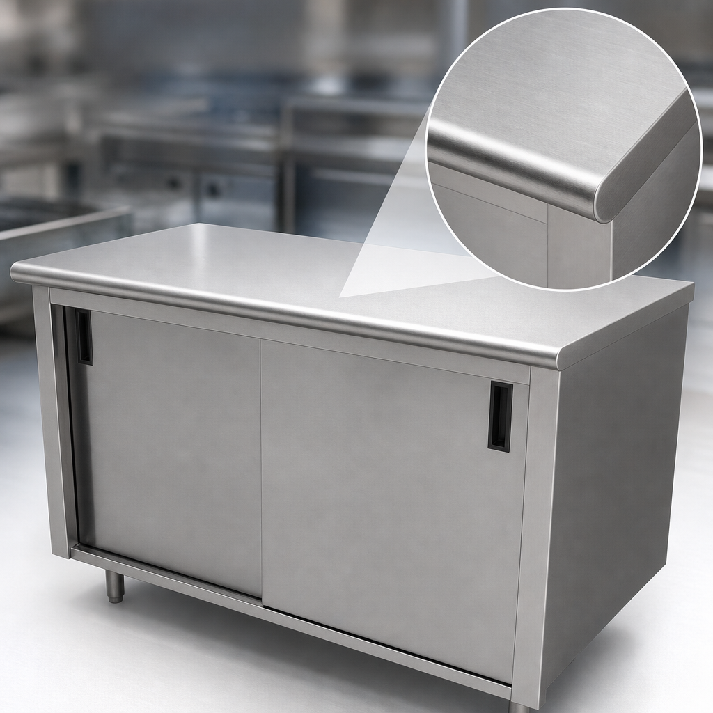 16-Gauge 304 Stainless Steel Top