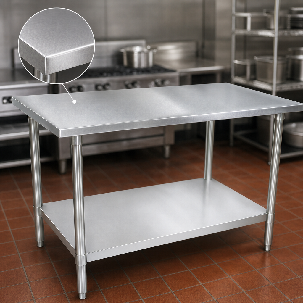 14-Gauge Stainless Steel Top