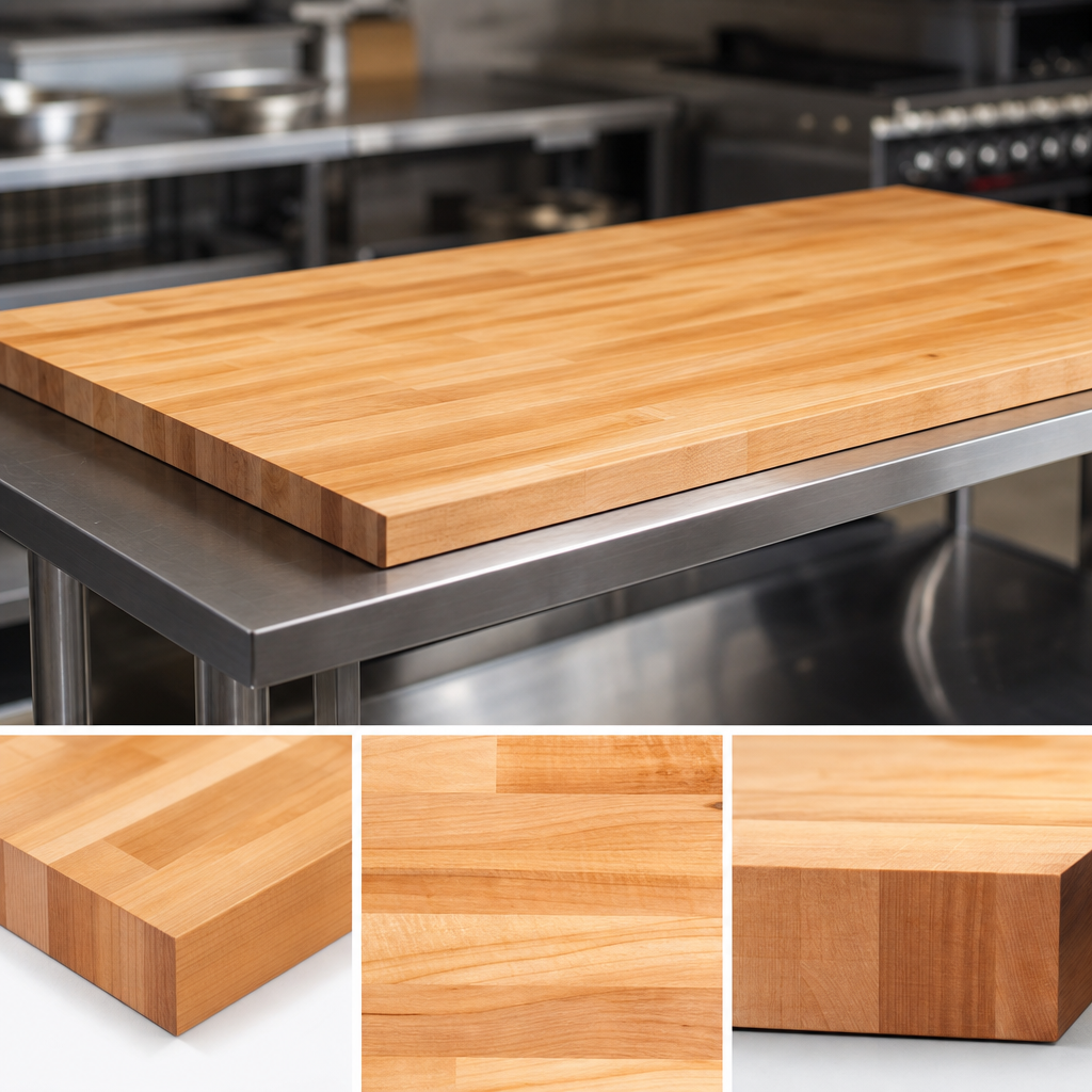 Edge Grain Flat Top