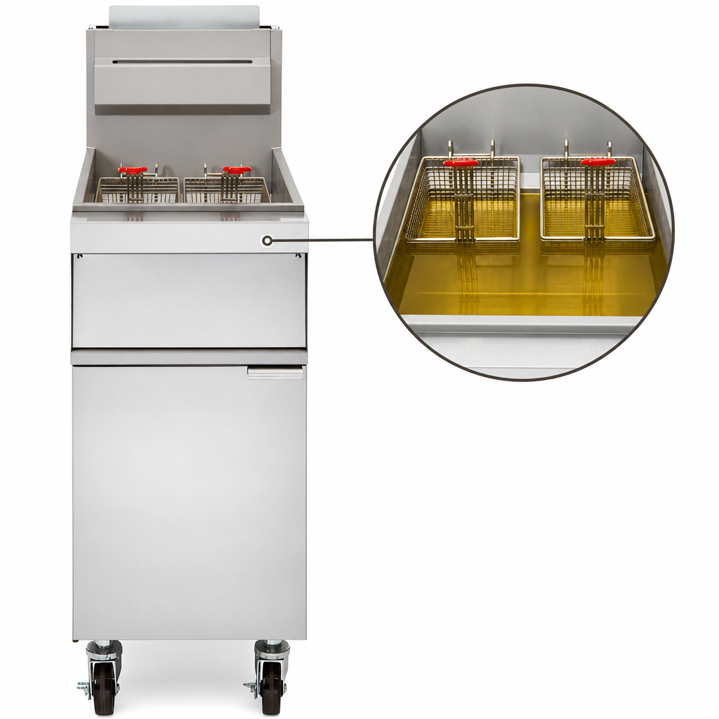 65-70 lb Fry Tank Capacity