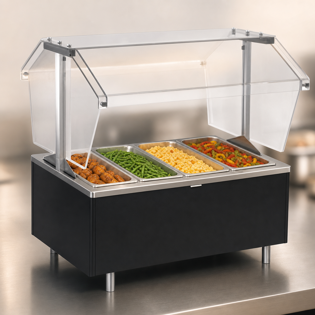 Four Hot Food Wells