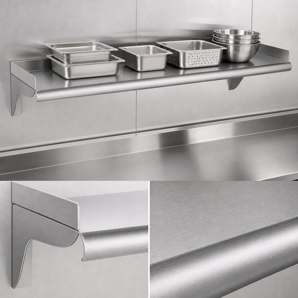 16-Gauge Type 430 Stainless Steel Construction