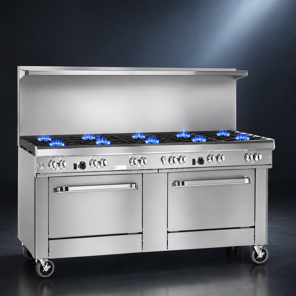Ten Open Burners