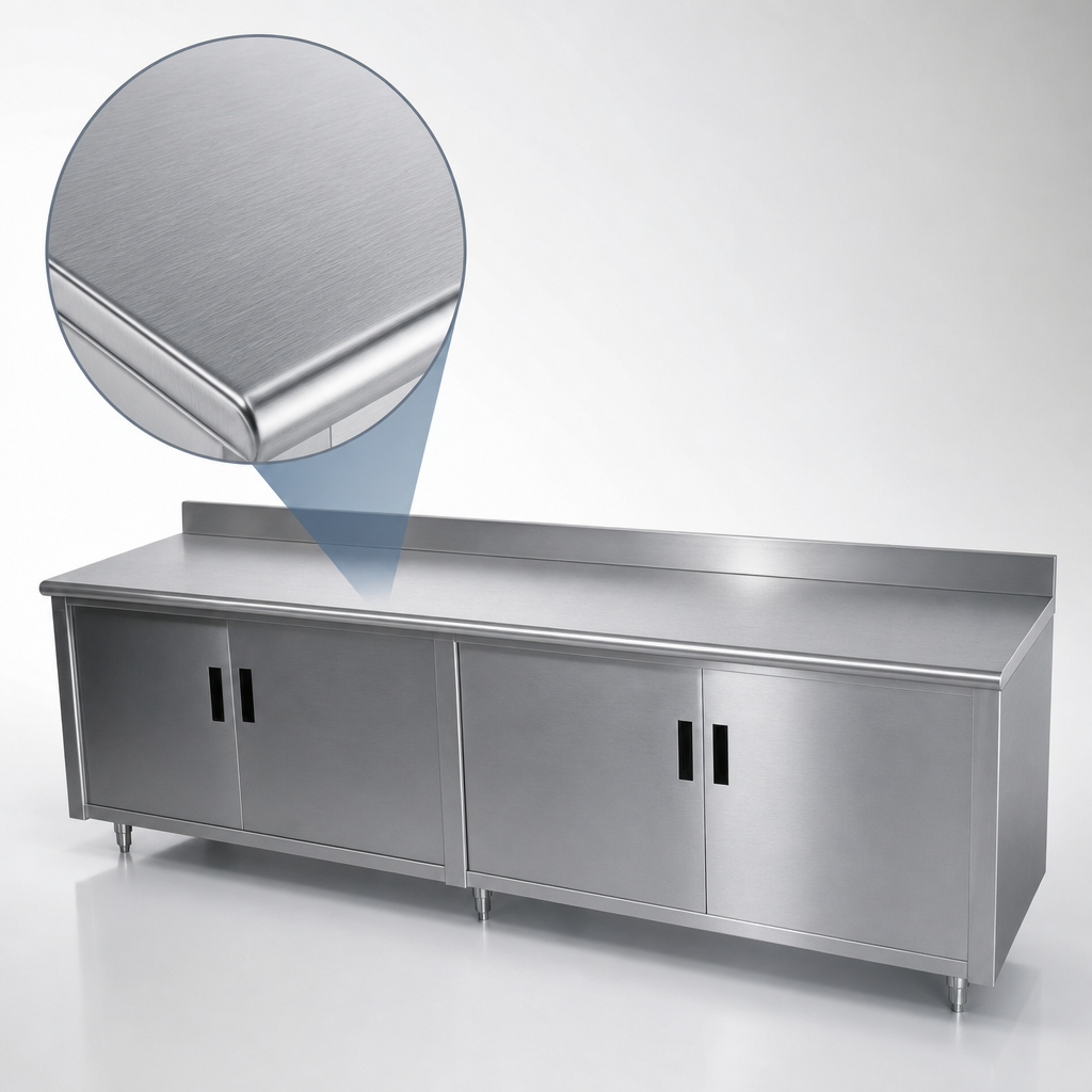 16 Gauge 304 Stainless Steel Top