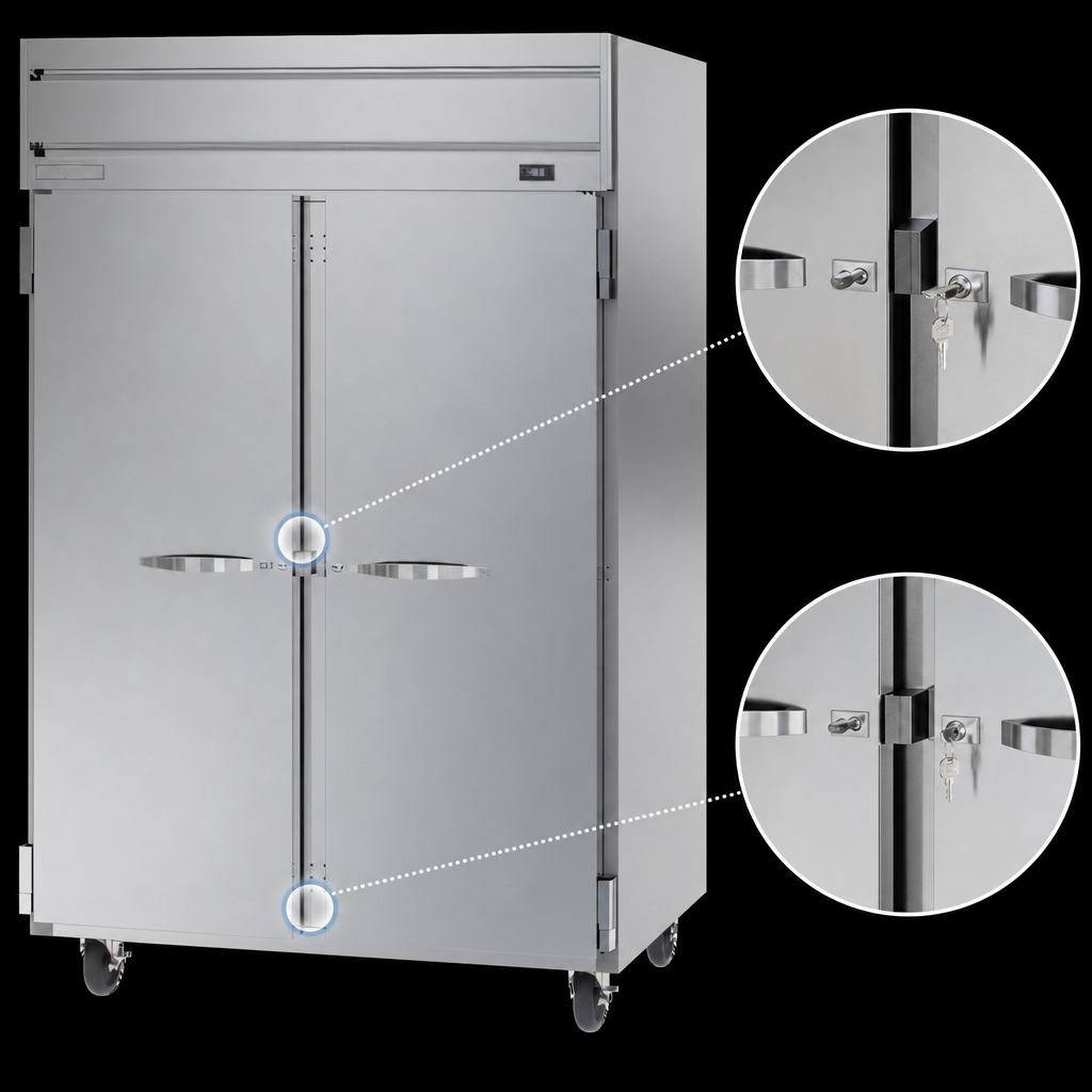 Solid Hinged Doors With Locks