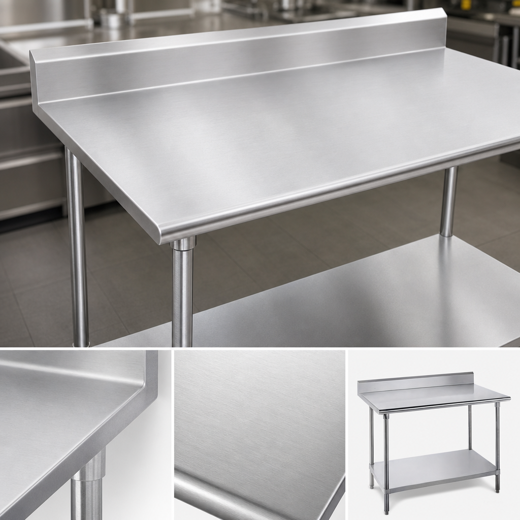16 Gauge 304 Stainless Steel Top