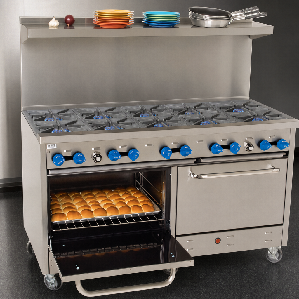 Ten Open Burners